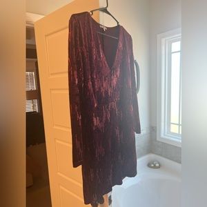 Sparkly Long Sleeve Cocktail Dress